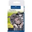 Manga szarości i czernie. Pitt Faber Castell, zestaw 8szt