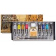 Farby olejne Classico, 8 x 20ml plus akcesoria