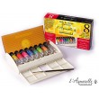 Farby akwarelowe L'Aquarelle, Sennelier, 8 x tuba 10ml (Travel)