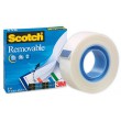 Taśma samoprzylepna Removable, Scotch, 19mm x 32,9m