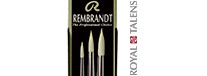 Pędzle okrągłe do farb olejnych i akrylowych Rembrandt, 3szt.