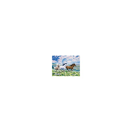 Galloping horses, zestaw do numeromalowania, Reeves