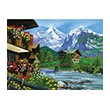 Mountain chalet, zestaw do numeromalowania, Reeves