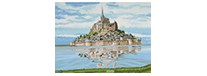 Mont St Michel, zestaw do numeromalowania, Reeves