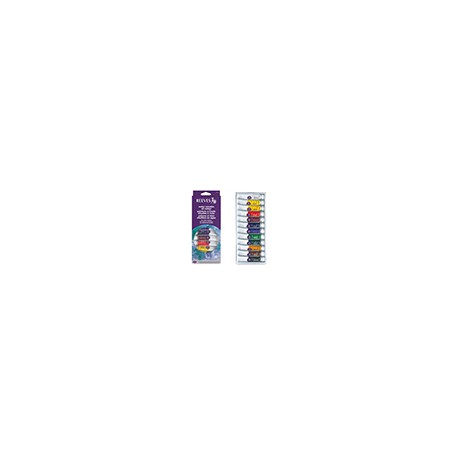 Wodorozcieńczalne farby olejne Reeves, 12 x 10ml