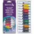 Wodorozcieńczalne farby olejne Reeves, 12 x 10ml