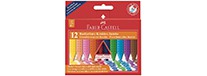 Kredki świecowe Grip 12 kol. JUMBO, Faber Castell