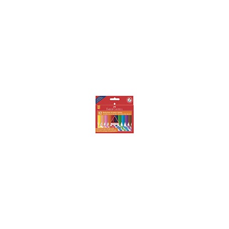 Kredki świecowe Grip 12 kol. JUMBO, Faber Castell
