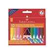 Kredki świecowe Grip 12 kol. JUMBO, Faber Castell