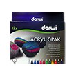 Pisaki Darwi Acryl Opak 3mm, zestaw 12 kol.