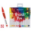 Ecoline Brush Pen, Talens, zestaw 10 kol.
