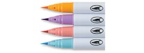 Clean Color, Kuretake, Pale colors 4szt