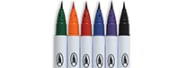 Clean Color Real Brush, Kuretake, 6szt