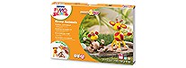 Małpa, Żyrafa - FIMO Kids, zestaw 4 kostki x 42g