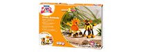 Lew, Tygrys - FIMO Kids, zestaw 4 kostki x 42g