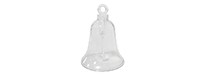 Dzwonek z pleksiglasu do dekoracji, 50mm