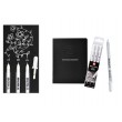 Mix Set Gelly Roll + Crok' Book Black 17 x 22 cm