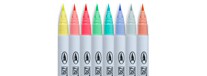 Clean Color, Kuretake, Pastel colors 8szt