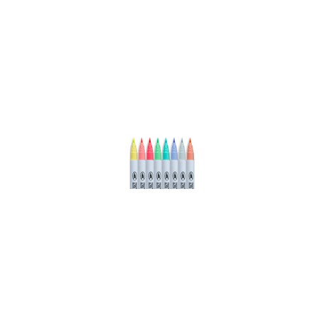 Clean Color, Kuretake, Pastel colors 8szt