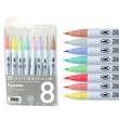 Clean Color, Kuretake, Pastel colors 8szt