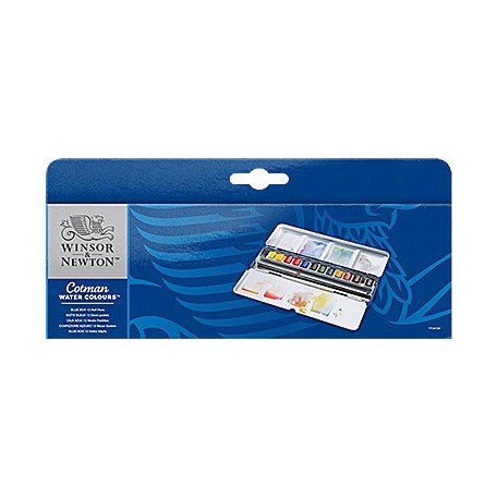 Akwarele Cotman blue box
