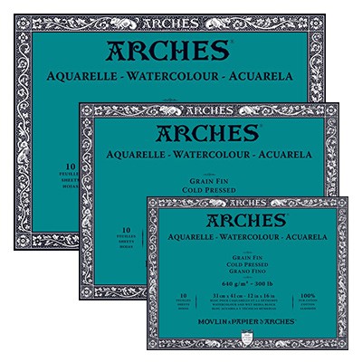 Blok Arches CP 640g 10ark. 31 x 41 cm