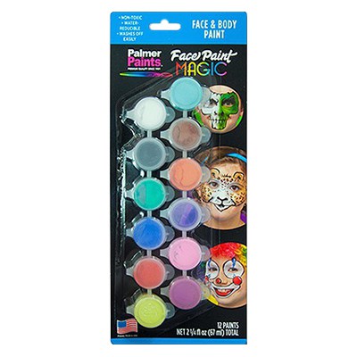 Farby do twarzy Palmer, 12 x 5,5ml
