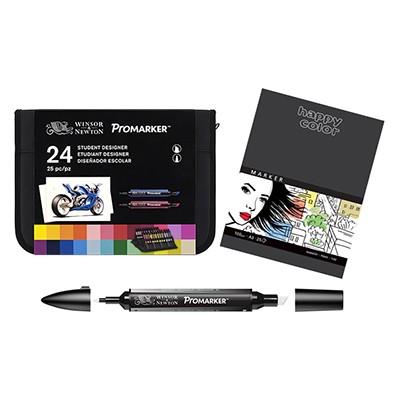 Promarker Complete Set A5 – zestaw pisaków i blok