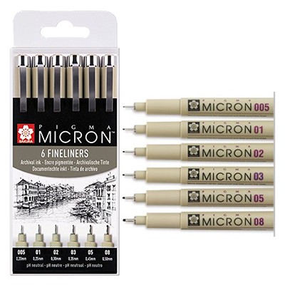 pisaki precyzyjne Pigma Micron