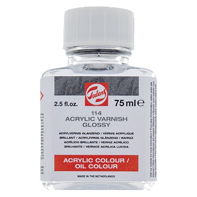 acrylic varnish glossy talens