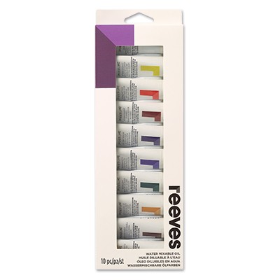 Farby olejne wodorozcieńczalne Reeves 10 x 22 ml
