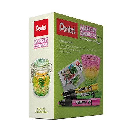 Markery zdobnicze pentel