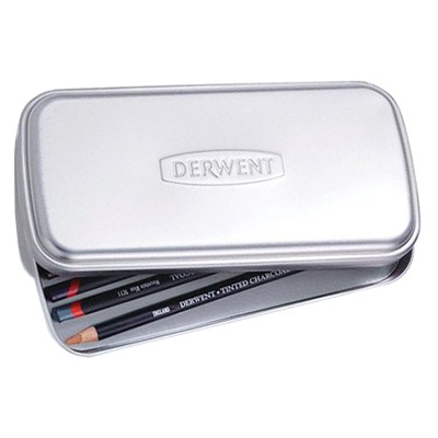 metal tin for pencils
