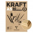 papier kraft szary brazowy