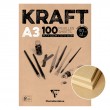 papier kraft szary brazowy