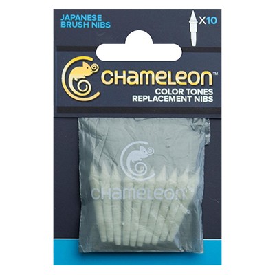 Brush nibs, wymienne końcówki do komory z bazą, Chameleon,10szt.