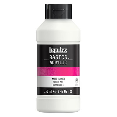 Werniks matowy do farb akrylowych, Liquitex 250ml