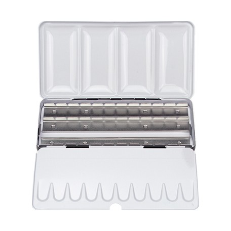 metal travel box watercolour