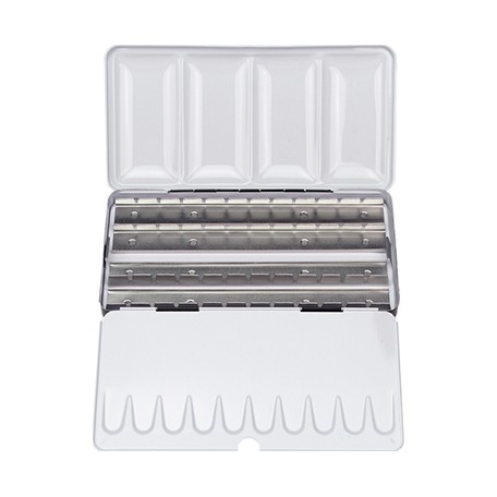 metal travel box watercolour