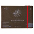 watercolour pad smlt brown