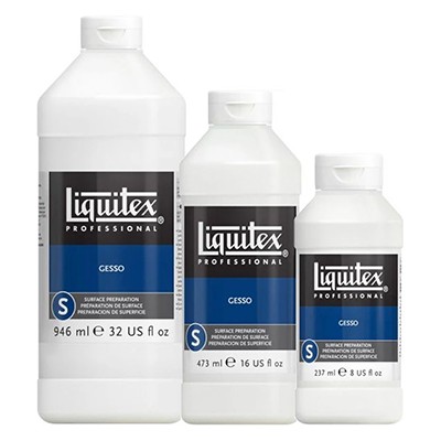 white gesso liquitex