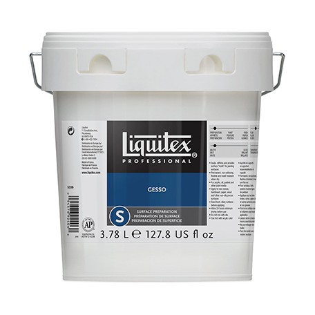 white gesso liquitex