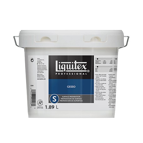 white gesso liquitex
