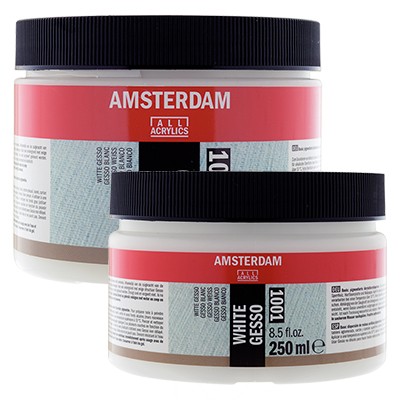 Gesso białe Amsterdam, white gesso 250ml