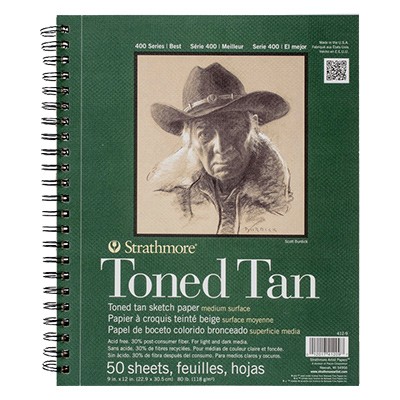 Szkicownik Toned Tan Strathmore
