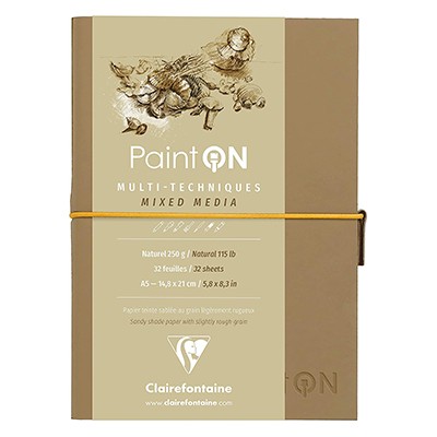 paint on naturel clairefontaine