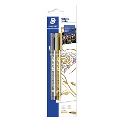 Set of 2, pisaki Metallic Marker, Staedtler, 2 sztuki