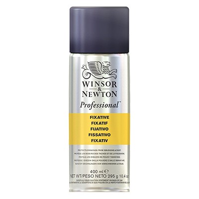 Fiksatywa do pasteli, węgli, ołówków, W&N, spray 400 ml