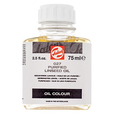 027 Olej lniany oczyszczony, Talens, 75ml
