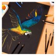 paint on noir clairefontaine
